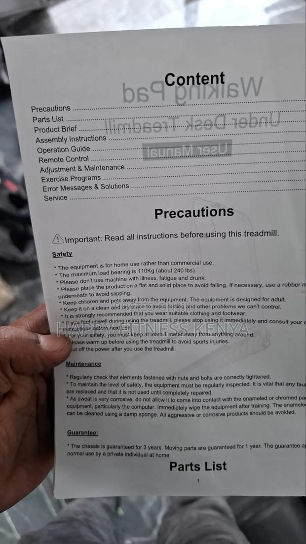 12km/H Foldable Mini Treadmill Walking Pad - thumbnail 5