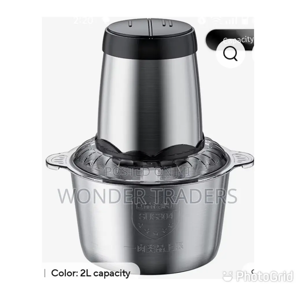 2ltrs Multi-Function Cooking Machine* *Two Speeds Control*