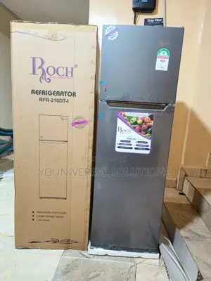 Roch RFR-210-Dt-I Double Door Refrigerator, 170l - Silver