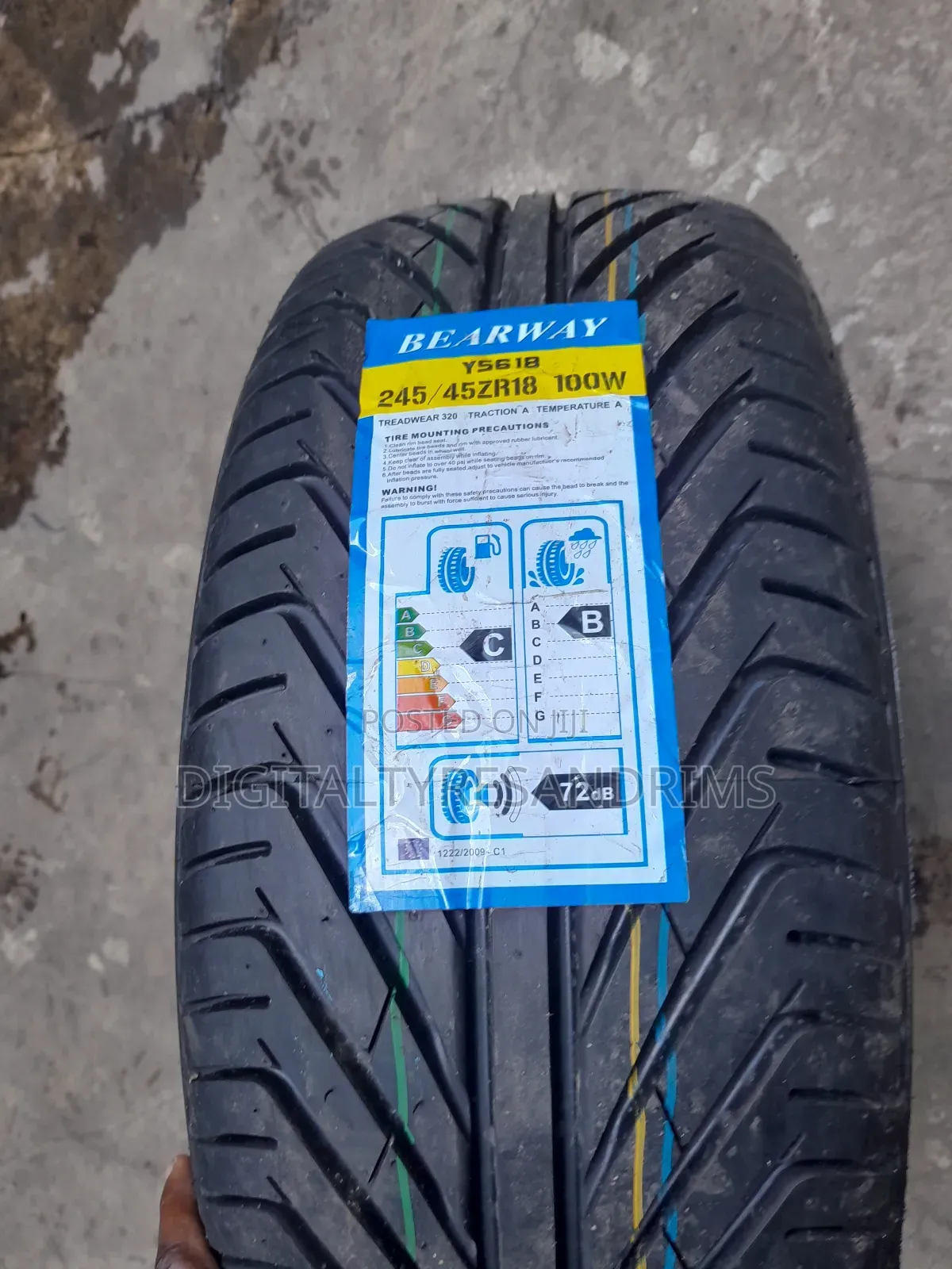 245/45r18 Bearway Tyres Brand New