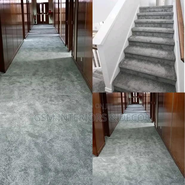 Wall to Wall Grey for Staircase