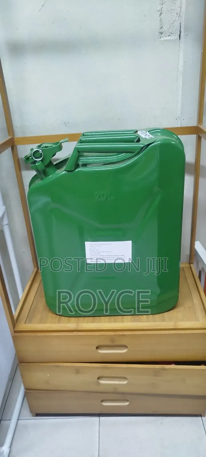 Metallic Gasoline Jerrycan- 20L