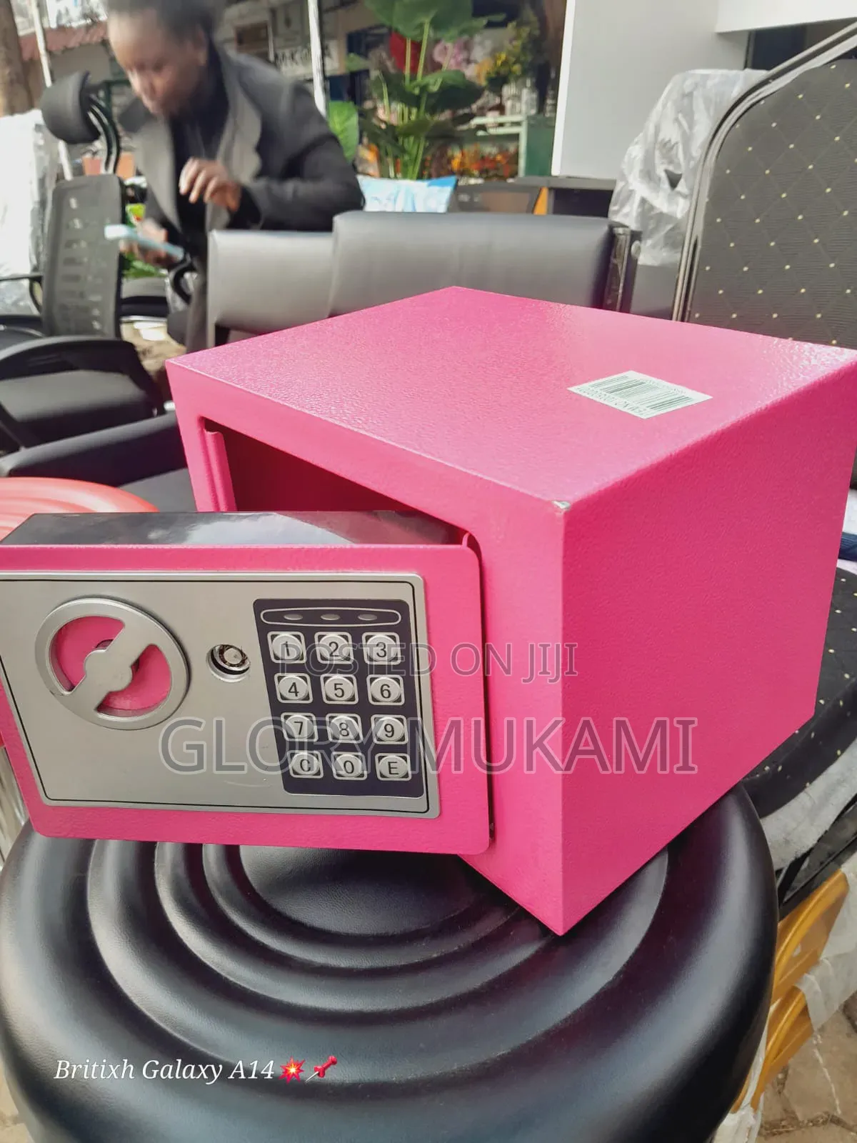 Pink Mini Safe Box