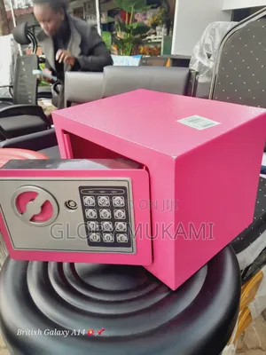 Pink Mini Safe Box