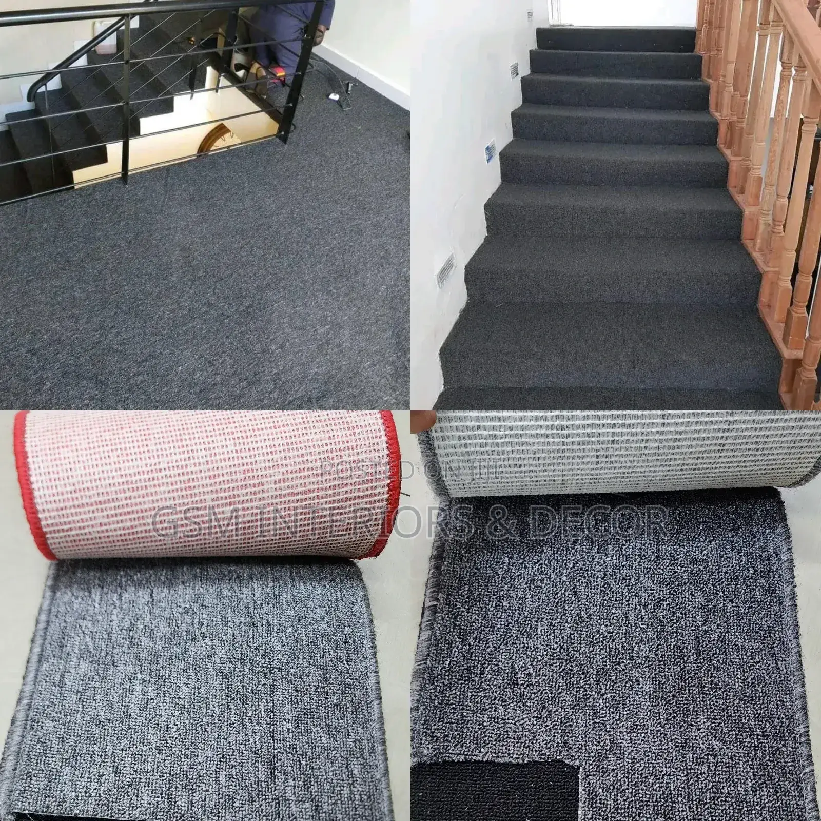 Darkgrey Wall to Wall Carpets 4mm.