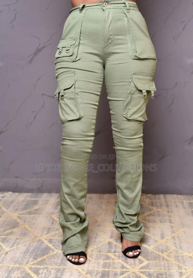 Ladies Cargo Pants - main view