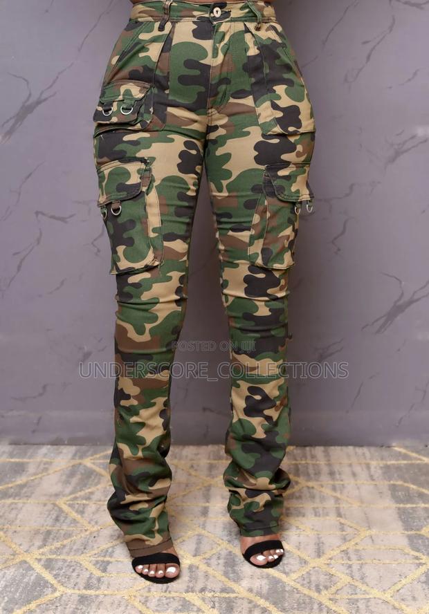 Ladies Combat Cargo Pants - main view