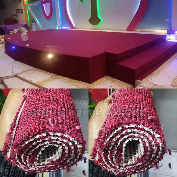 Maroon Delta Carpets 4mm for Church - main view