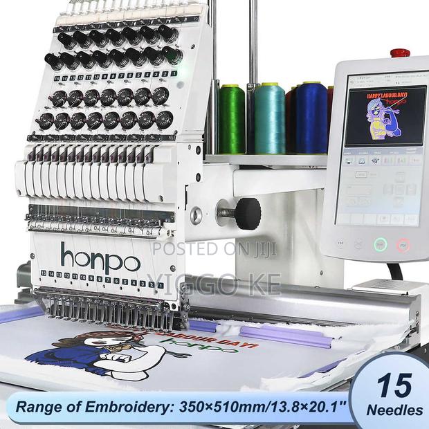 Single Head 15 Needles Embroidery Machine - Crazy Offer - thumbnail 5