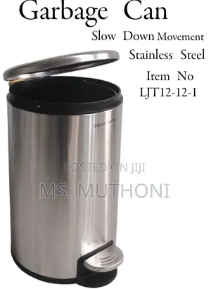 12litres Premium Range of STAINLESS STEEL DUST BIN