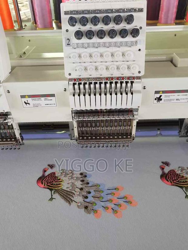 12 Needles 3 Heads Embroidery Machine Available Now