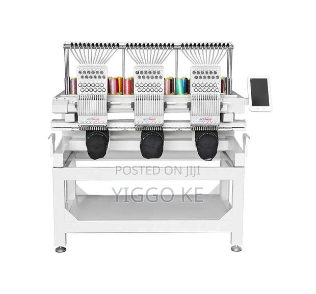 3 Head Embroidery Machine With 15 Needles - Exclusive Offer - thumbnail 2