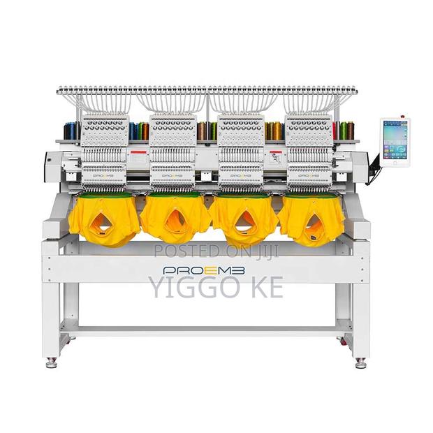 4 Head 15 Needles Embroidery Machine - Reliable Efficient - thumbnail 2