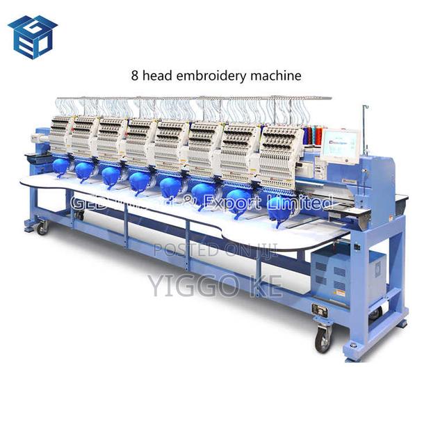 8 Head Embroidery Machine 12 Needles High Efficiency - thumbnail 2