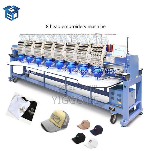 8 Head Embroidery Machine 12 Needles High Efficiency - main view