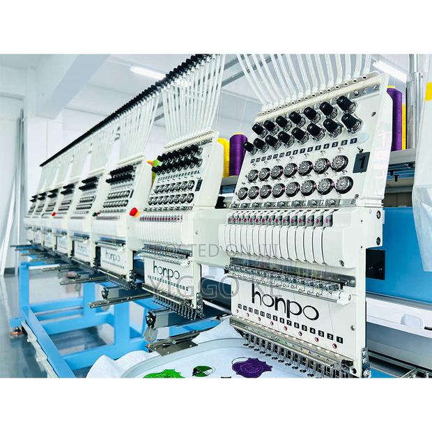 8 Head Embroidery Machine 15 Needles - High Performance - thumbnail 2