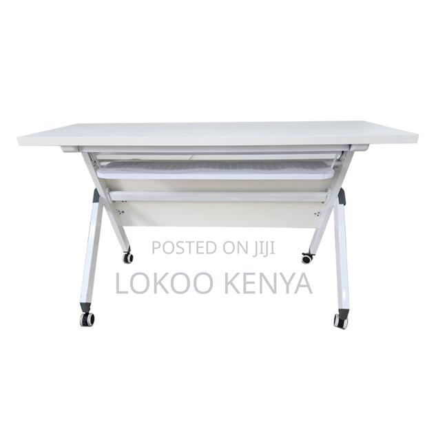 Office Table: Mobile /Study Conference Table With Wheels - thumbnail 3