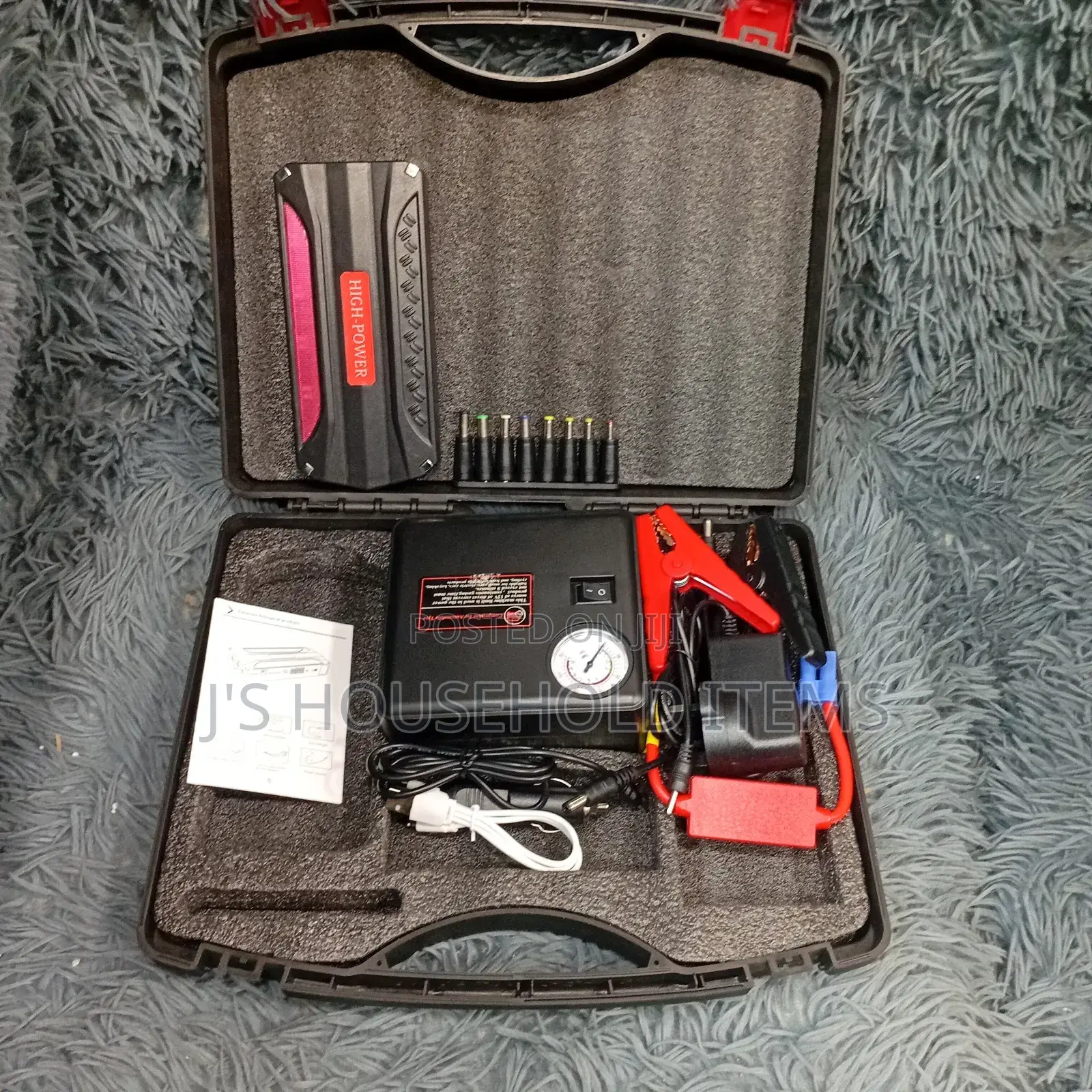 Heavily, Duty All Car Jump Starter Kit