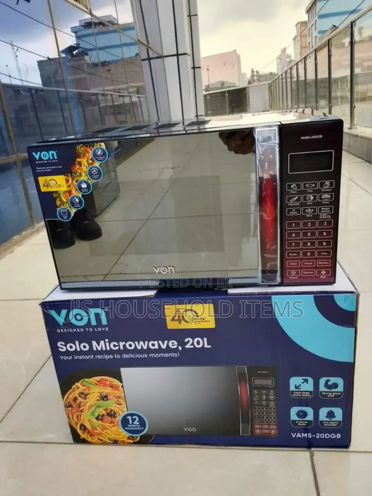 Von Microwave 20L VAMS-20DGB