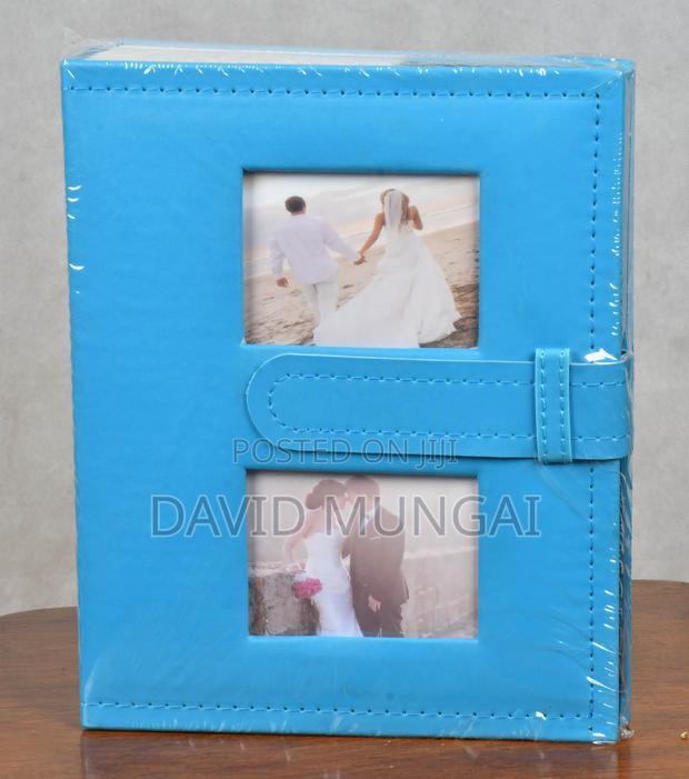 Book Type Photo Album Blue 200 Pictures