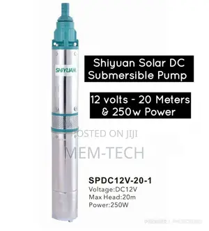 Shiyuan Solar Dc Submersible Pump 12v-20m