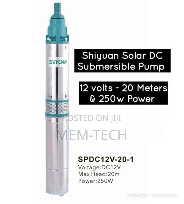 Shiyuan Solar Dc Submersible Pump 12v-20m - main view