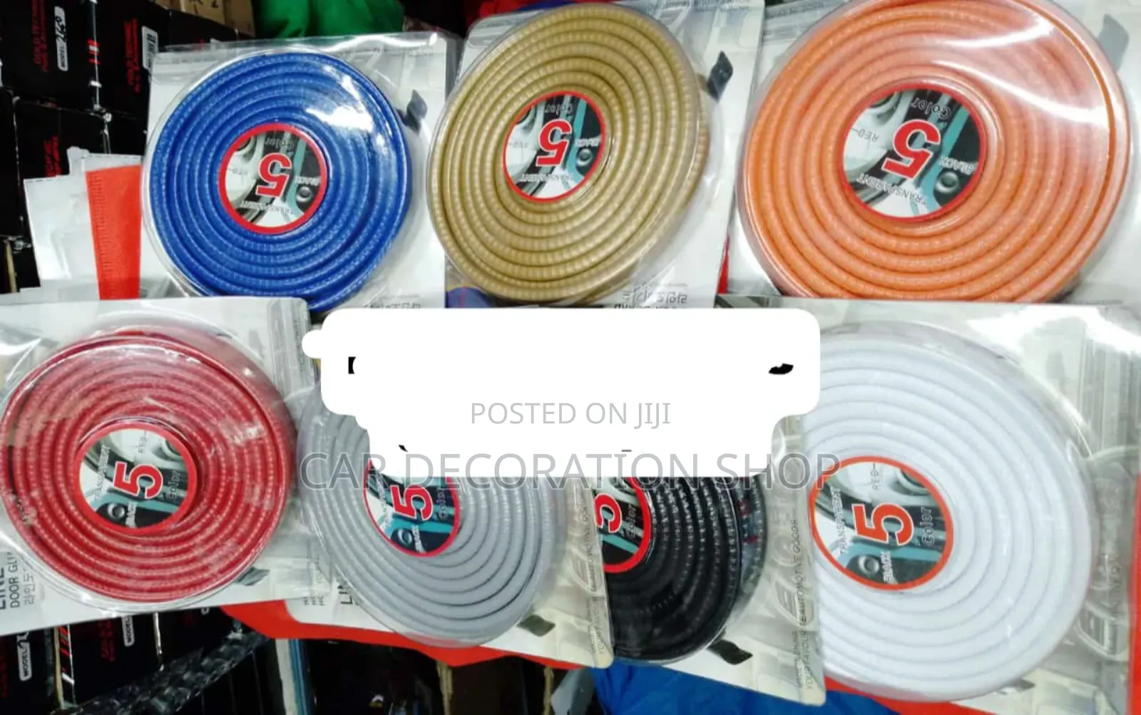 Gold, Orange,Red,Blue,Red,White,Grey Allcar Color Edge Guard