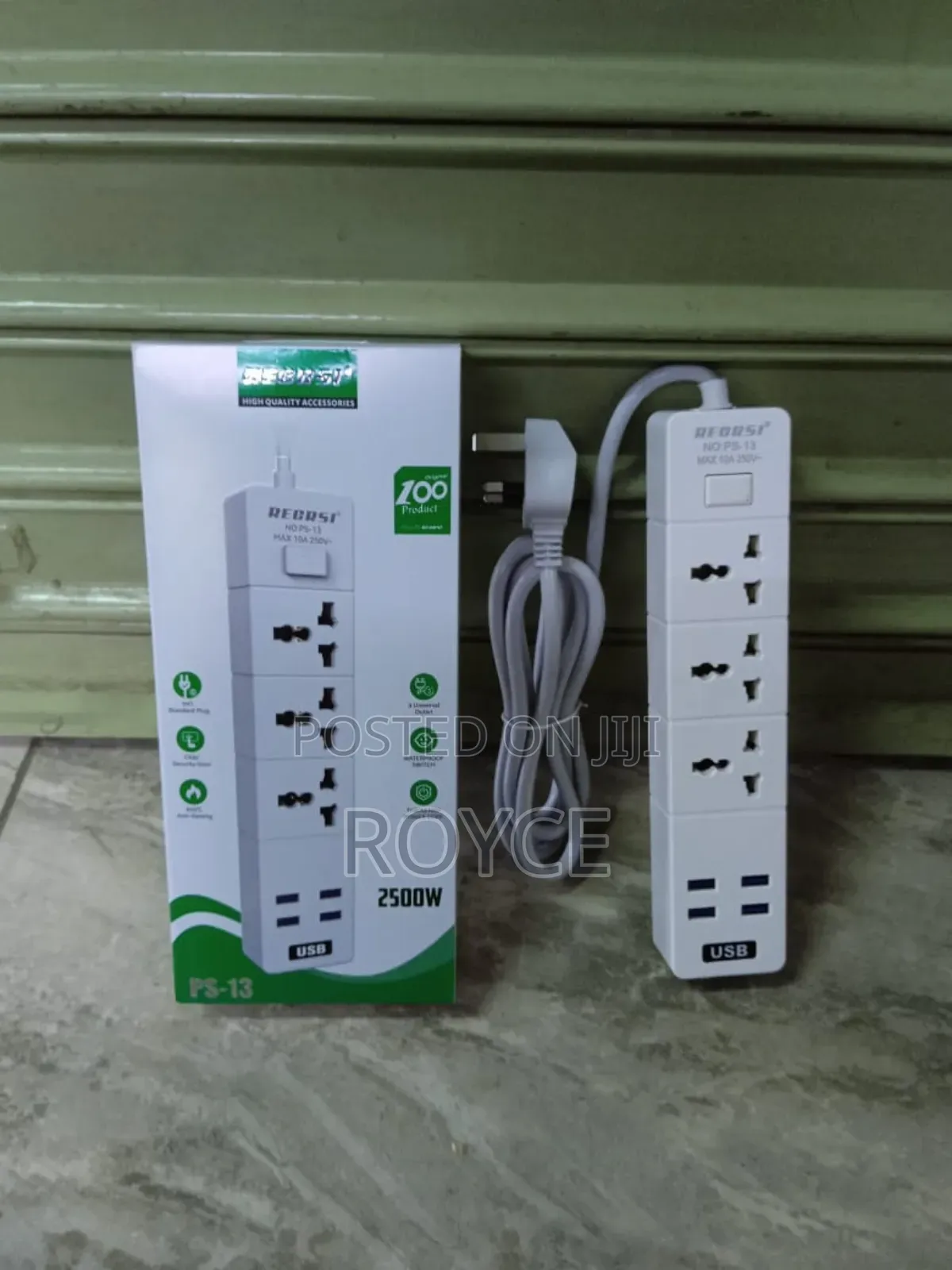 3 Power Socket Extension-2500w