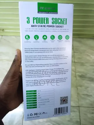 3 Power Socket Extension-2500w