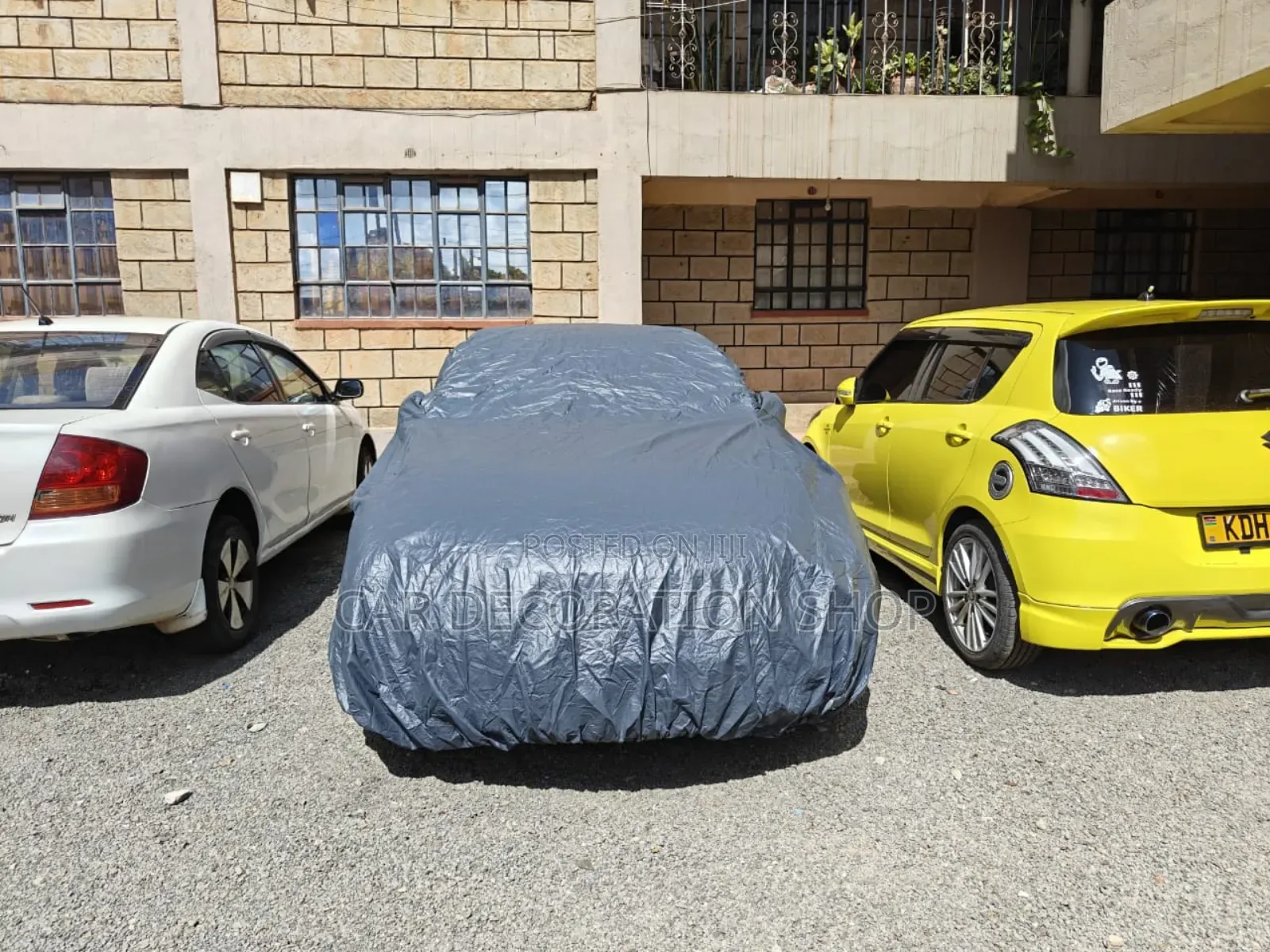 Car Cover With Double Sided Cotton Thin Antiscratch Layer