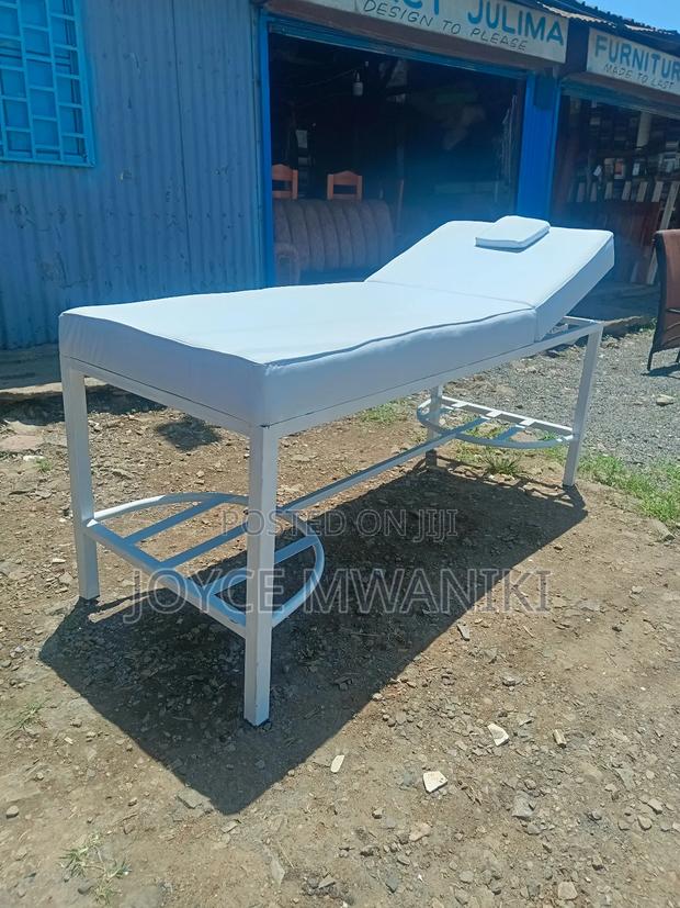 Massage Bed, Plain White, Big Size - main view