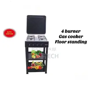 Quality 4 Burner Gas Cooker Floor Standing With Shelf