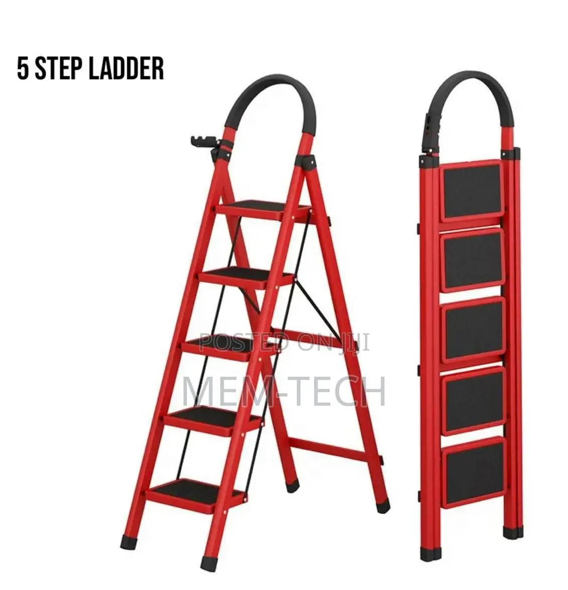 Strong Heavy Duty 5 Step Ladder