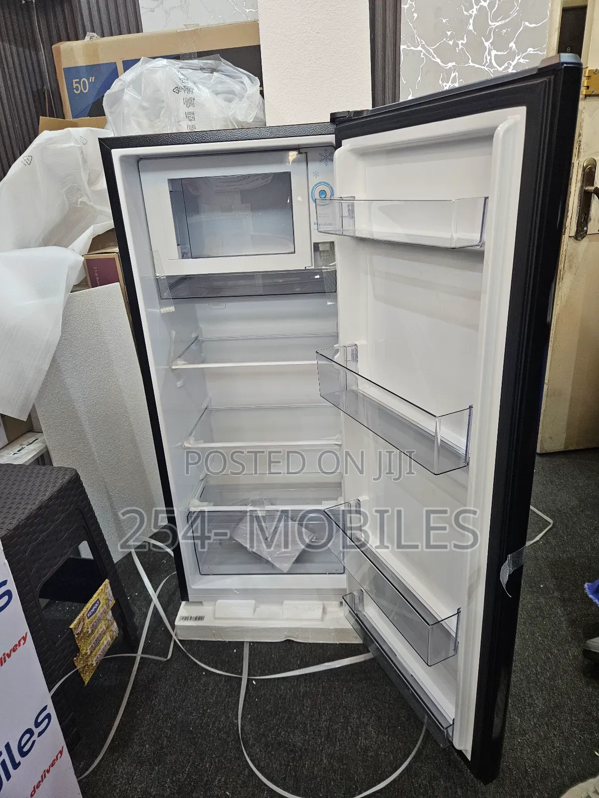 Hisense Single Door Fridge 176l (Black) Ref176dr