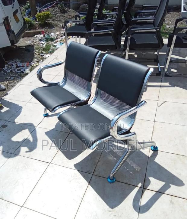 Two Seater Link Padded Chair