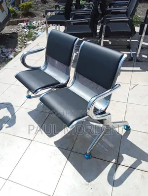 Link Office Chair Padded Two Seater