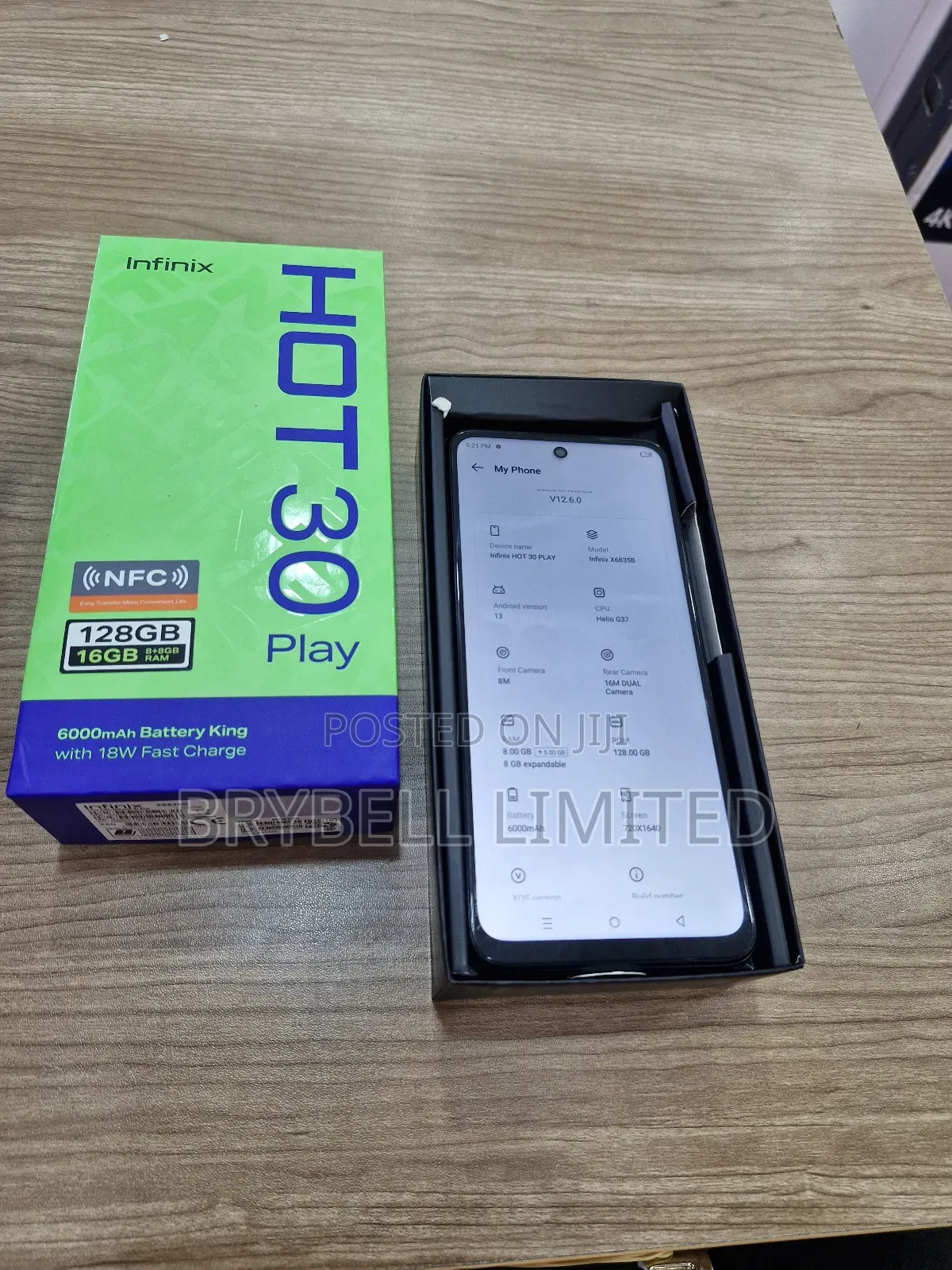 Infinix Hot 30 Play 128 GB Blue