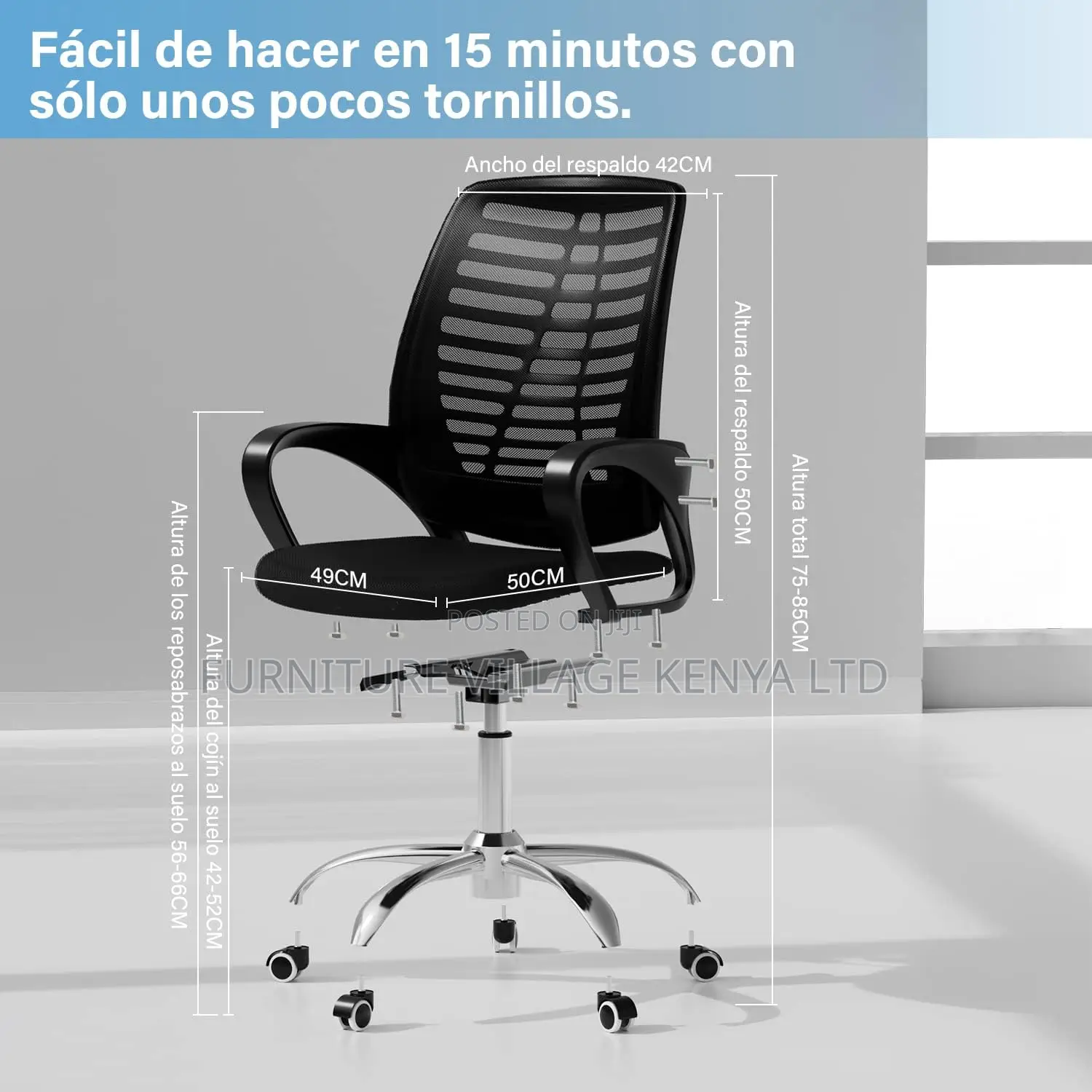Office Chairs - Strong Mesh Home Office/ Staff Swivel Seat