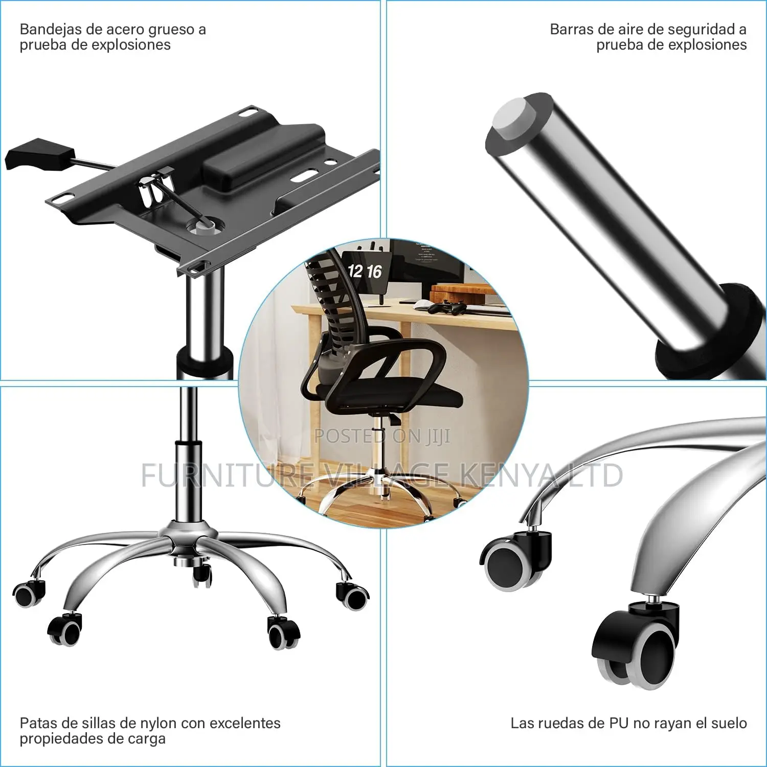 Office Chairs - Strong Mesh Home Office/ Staff Swivel Seat