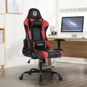 Office Chairs: Ergonomic Leather Racing Style Gamer Chair