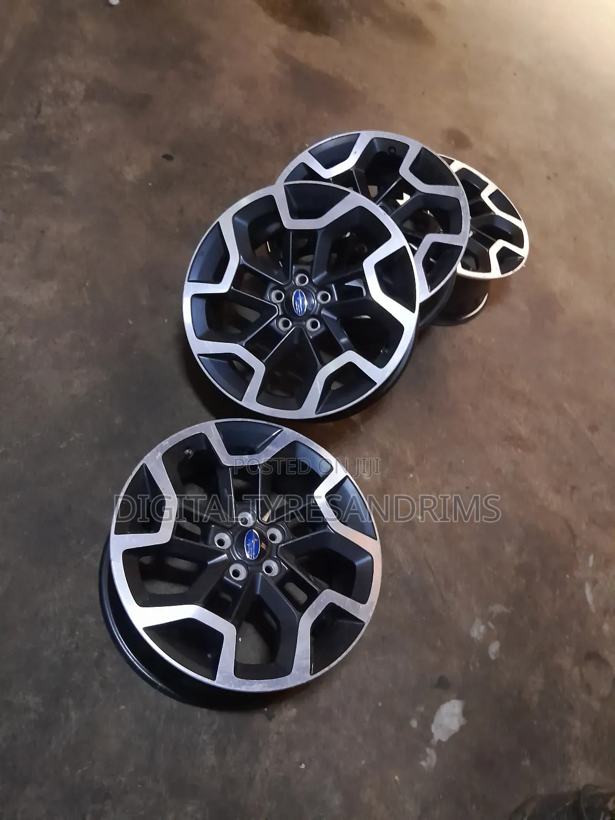 Original Subaru Rims Size 17"At Affordable Cost