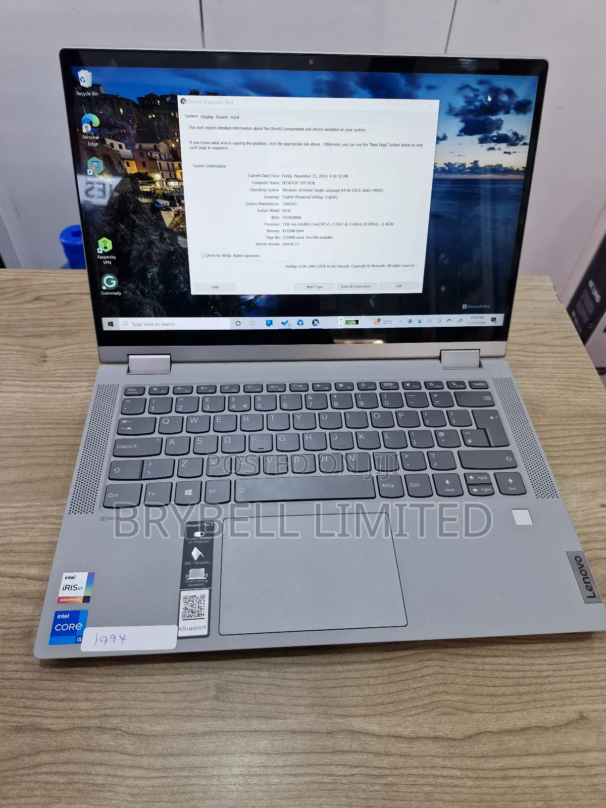 Laptop Lenovo IdeaPad Flex 15 8GB Intel Core I5 SSD 500GB