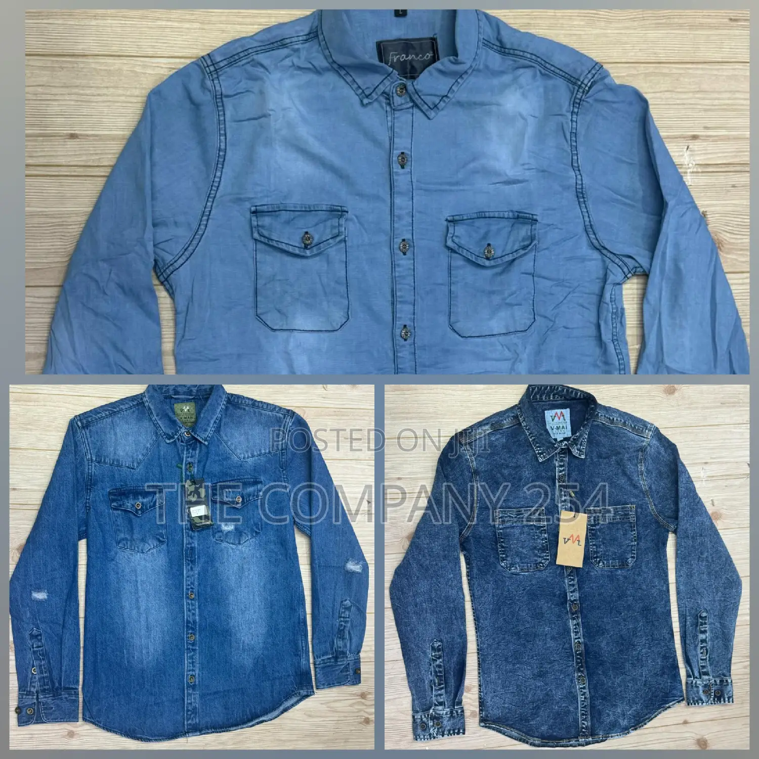 2025 Fashion Denim Jeans Shirts
Ksh.1500