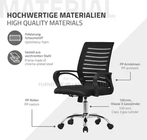 Office Seats; High-Back Strong Mesh Ergonomic Office Chair