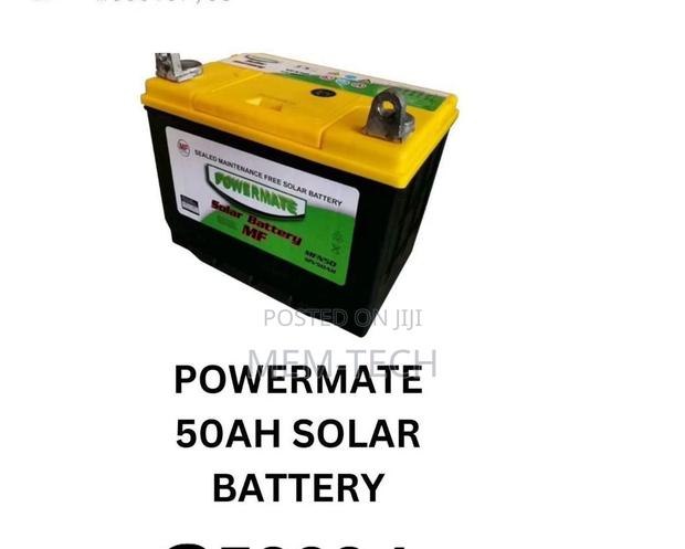 Quality Powermate 50ah Solar Battery - main view