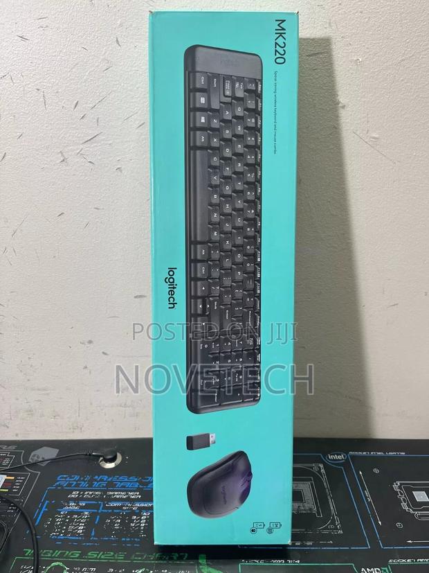 ORIGINAL Logitech MK220 Wireless Keyboard and Mouse Combo - thumbnail 2