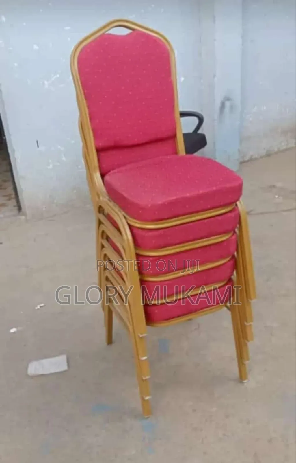 Red Imported Conference Chairs