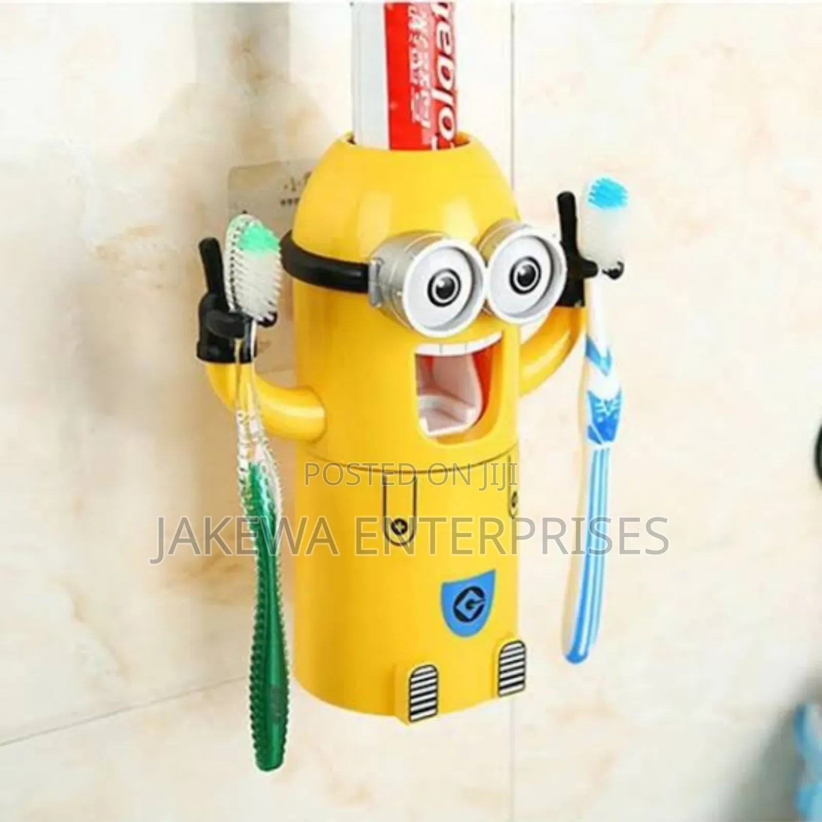 Minions Automatic Toothpaste Dispenser Kid Toothbrush Holder
