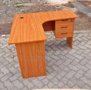 Brown Office Desk L Shaped