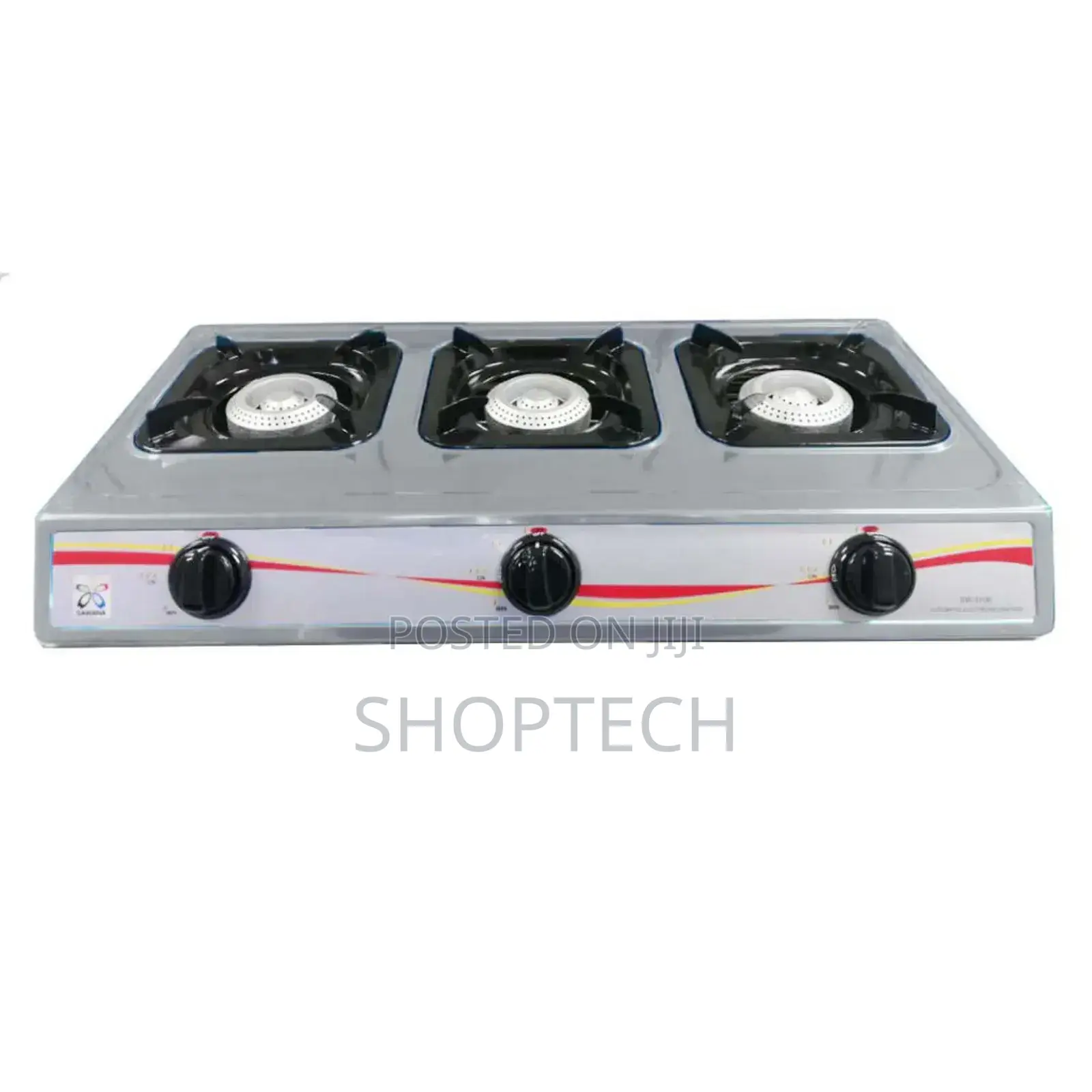 Roch 3 Burner Stainless Cooker